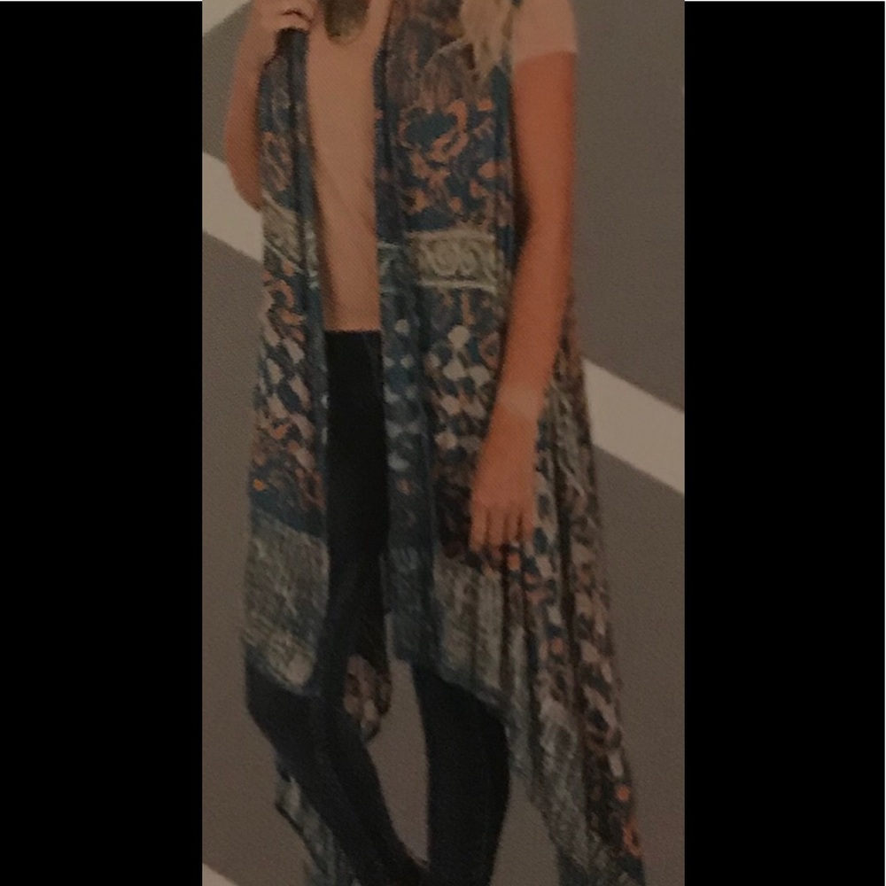 NWT. Duster/Cardigan Sacred Threads.  BL/BL 219301 - Picture 5 of 9